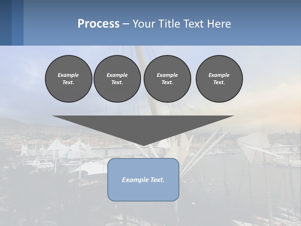 A Picture Of A Boat In The Water PowerPoint Template