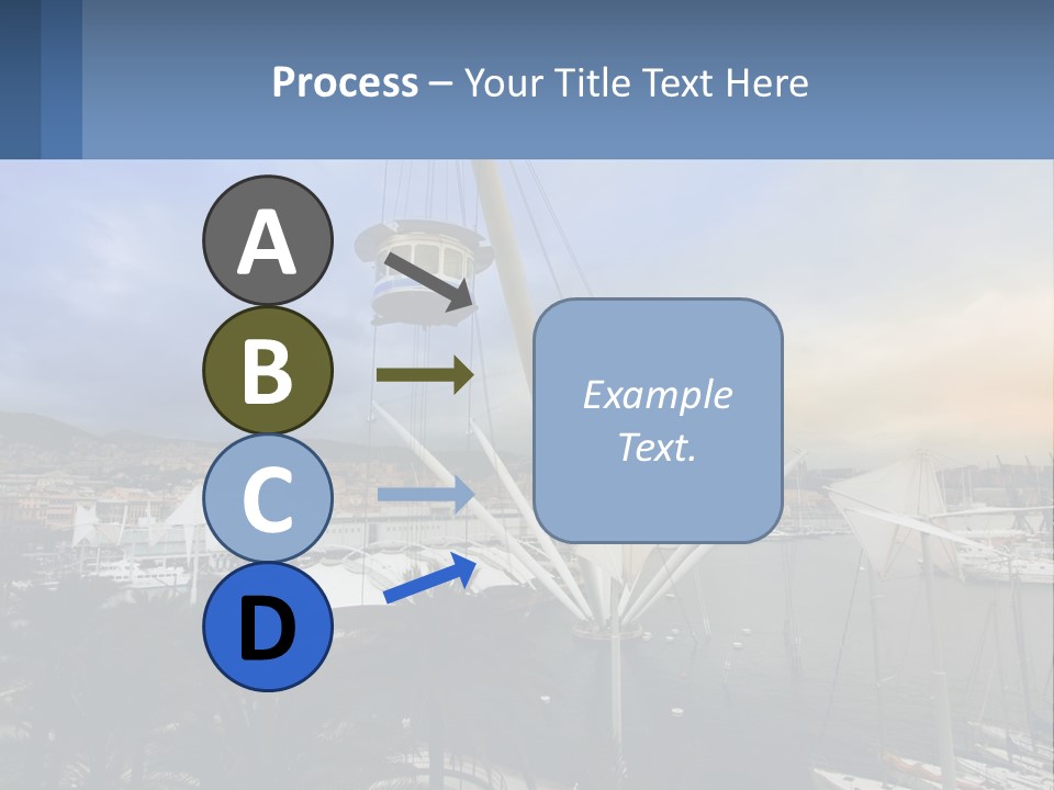 A Picture Of A Boat In The Water PowerPoint Template