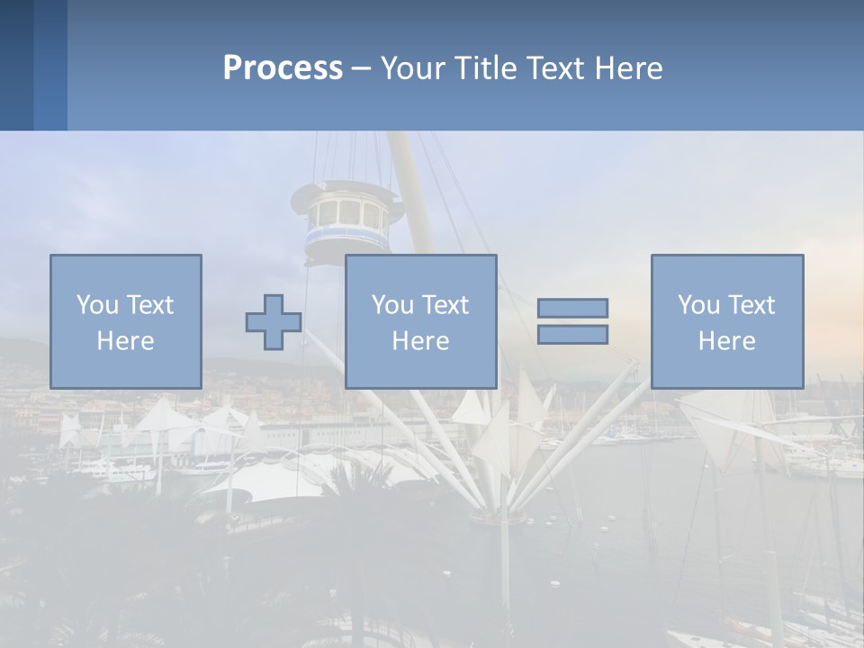 A Picture Of A Boat In The Water PowerPoint Template