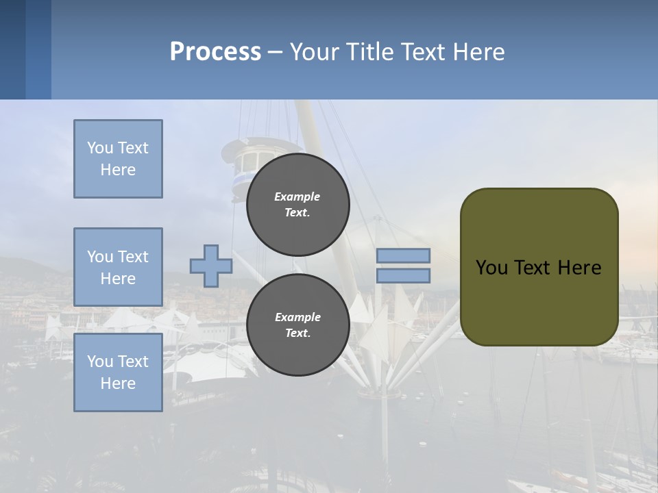 A Picture Of A Boat In The Water PowerPoint Template