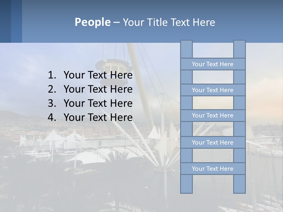 A Picture Of A Boat In The Water PowerPoint Template