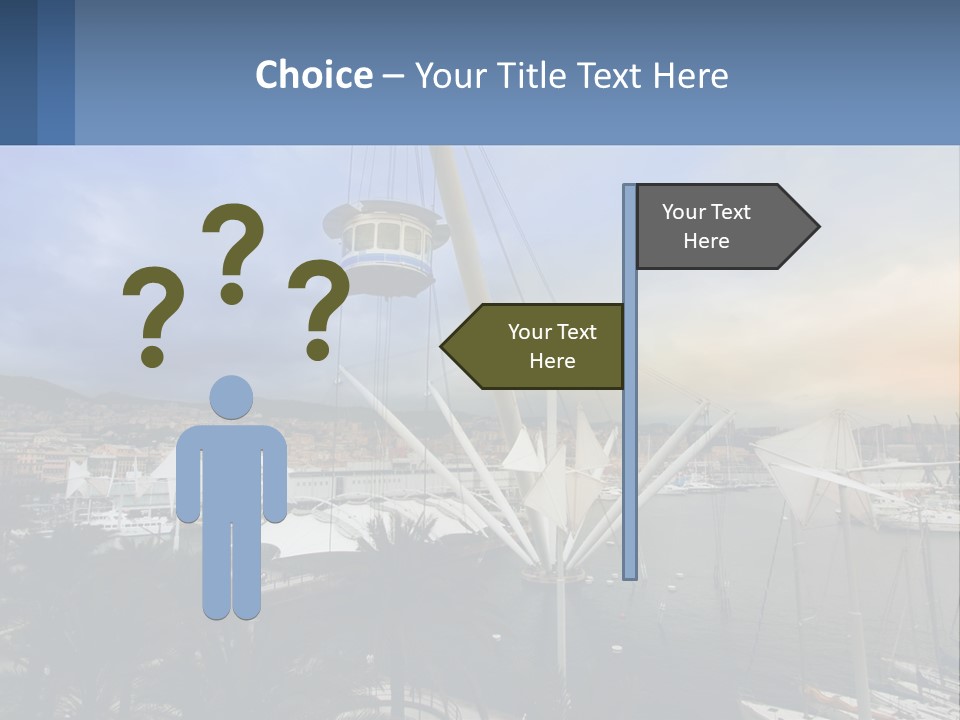 A Picture Of A Boat In The Water PowerPoint Template