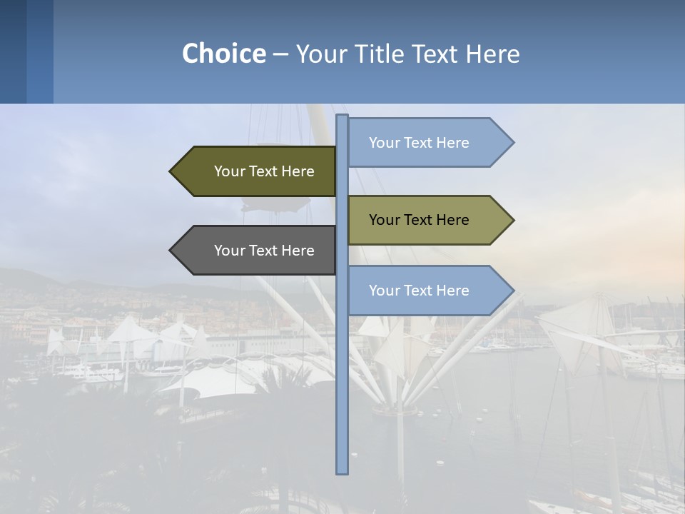 A Picture Of A Boat In The Water PowerPoint Template