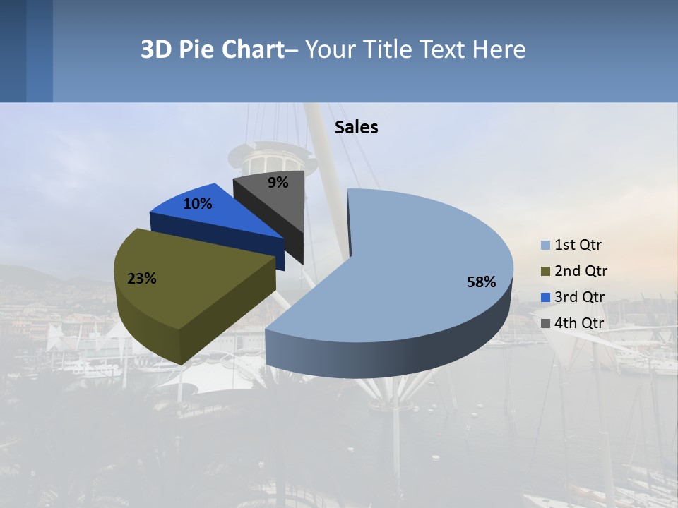 A Picture Of A Boat In The Water PowerPoint Template
