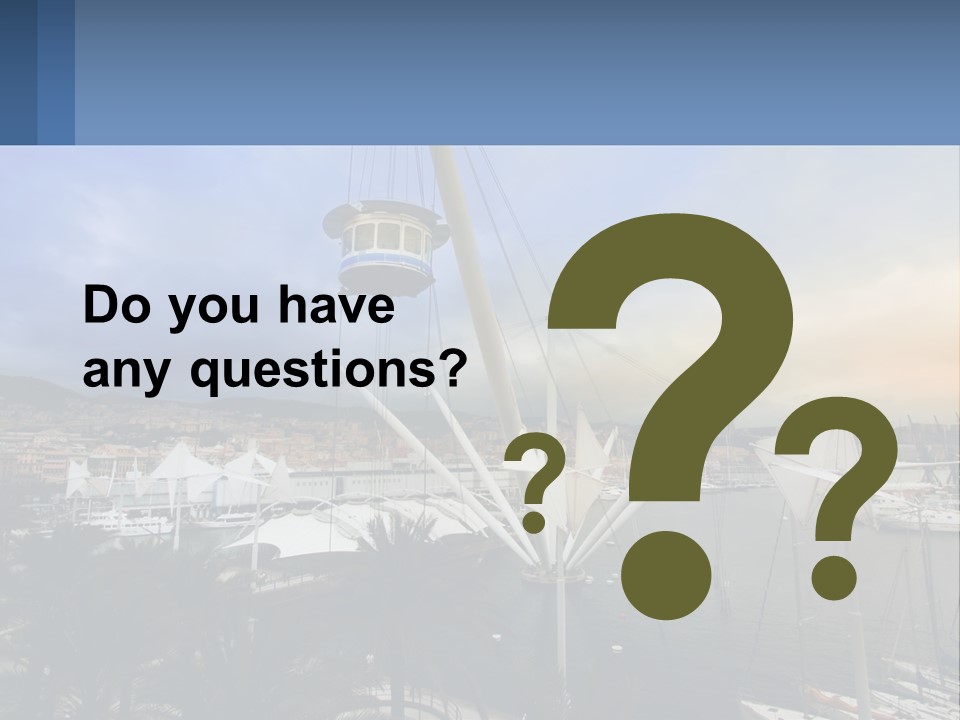A Picture Of A Boat In The Water PowerPoint Template