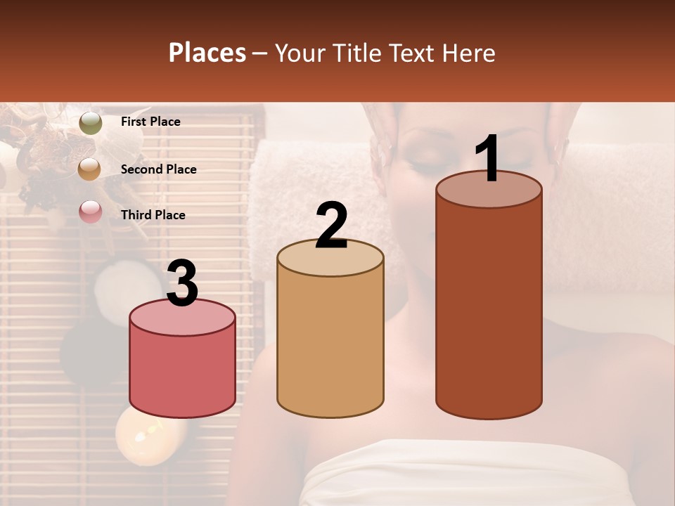 A Woman Getting A Massage In A Spa PowerPoint Template