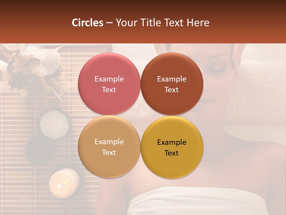 A Woman Getting A Massage In A Spa PowerPoint Template