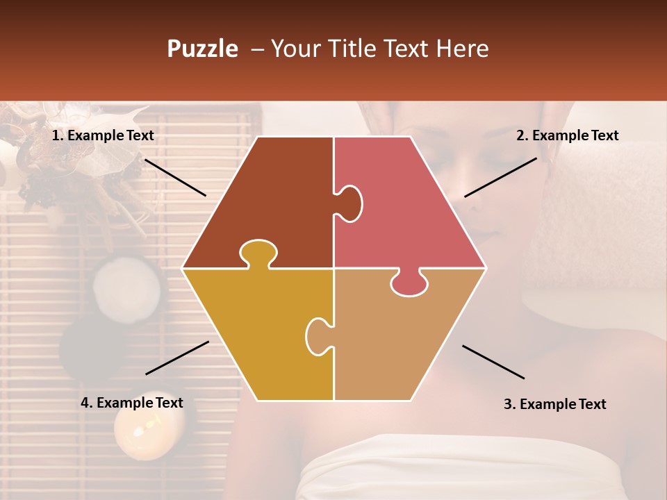 A Woman Getting A Massage In A Spa PowerPoint Template