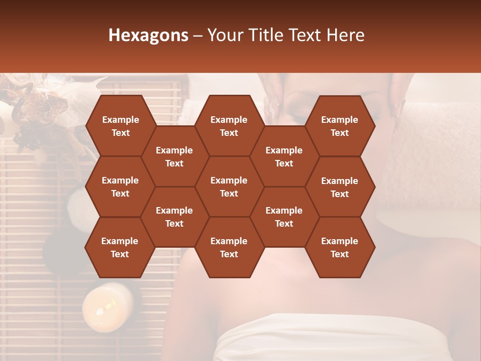 A Woman Getting A Massage In A Spa PowerPoint Template