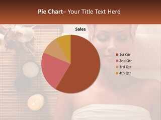 A Woman Getting A Massage In A Spa PowerPoint Template