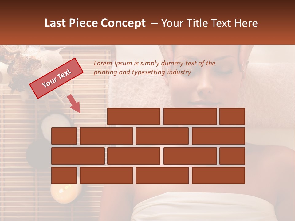 A Woman Getting A Massage In A Spa PowerPoint Template