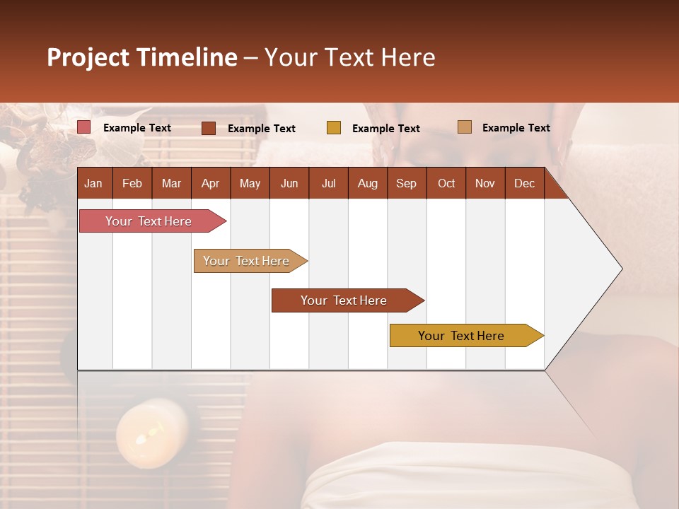 A Woman Getting A Massage In A Spa PowerPoint Template