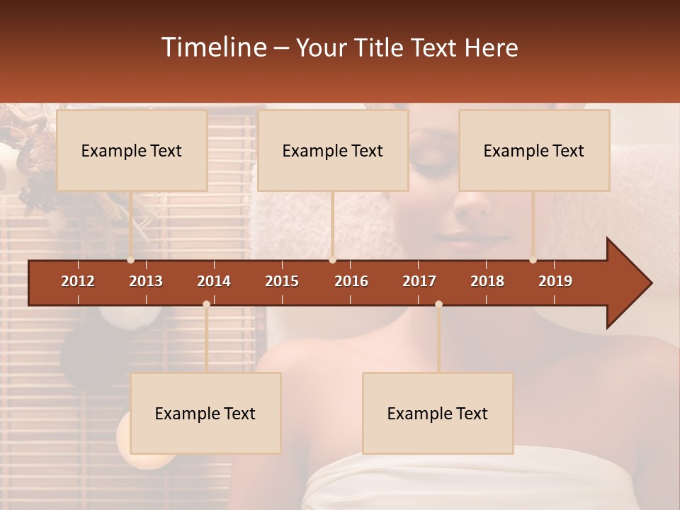 A Woman Getting A Massage In A Spa PowerPoint Template
