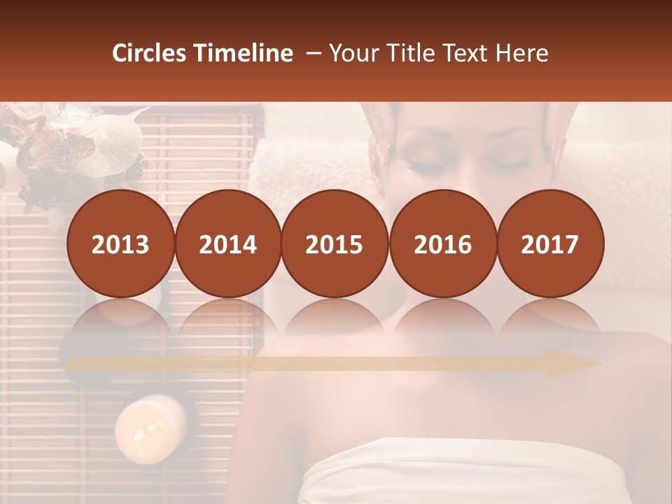 A Woman Getting A Massage In A Spa PowerPoint Template