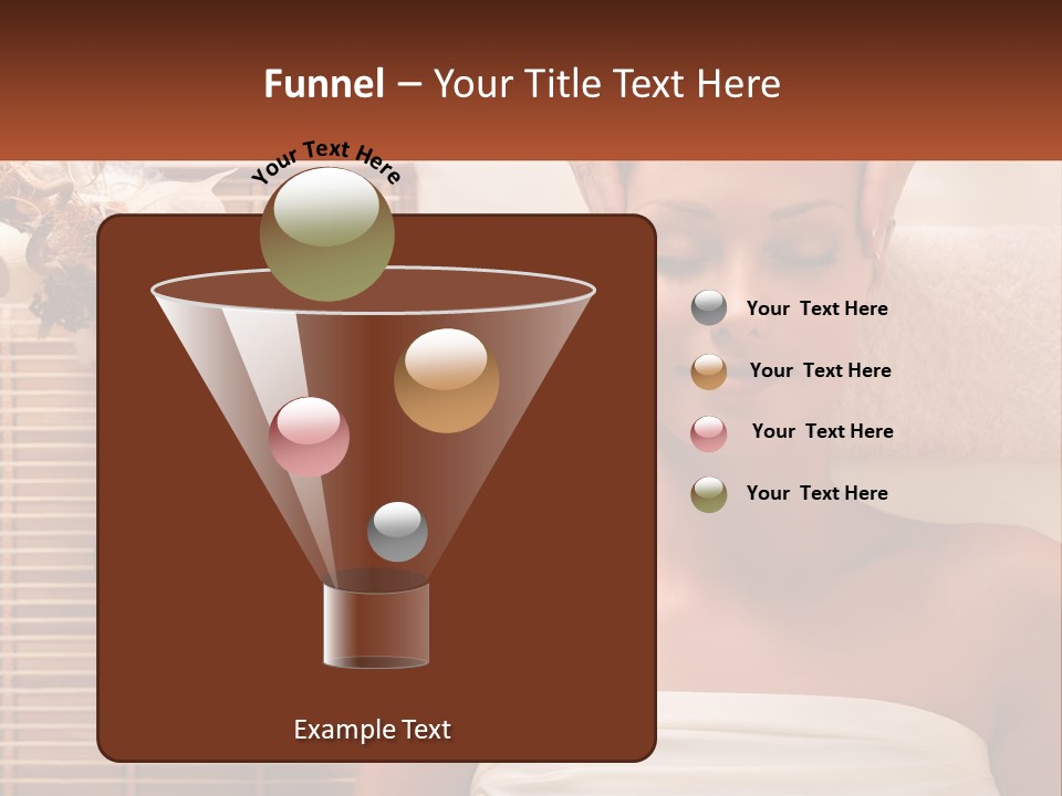 A Woman Getting A Massage In A Spa PowerPoint Template