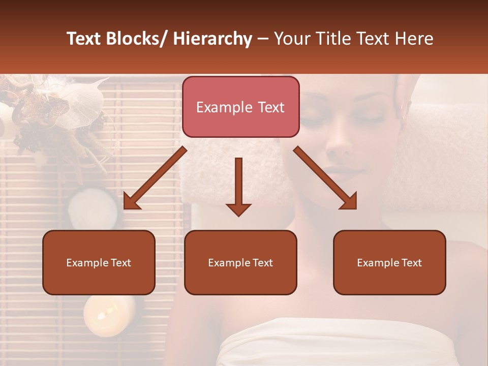 A Woman Getting A Massage In A Spa PowerPoint Template