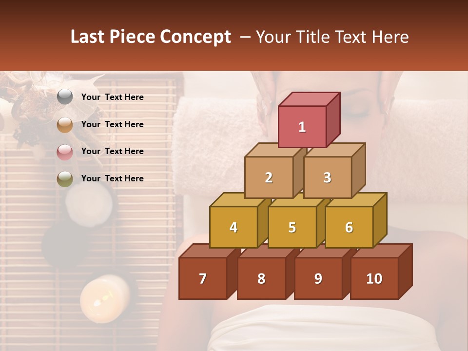 A Woman Getting A Massage In A Spa PowerPoint Template