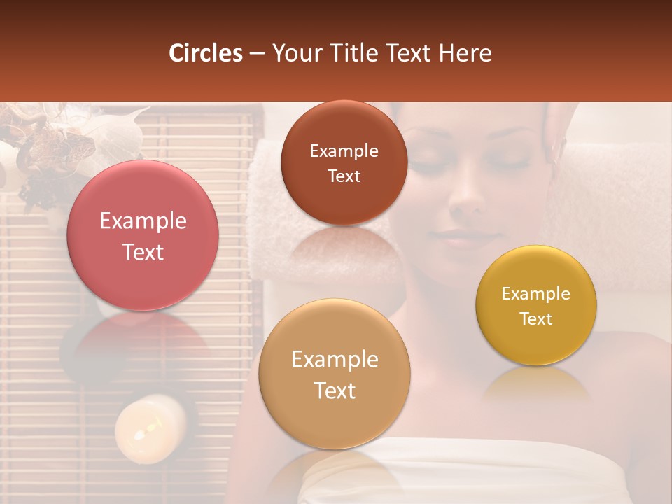 A Woman Getting A Massage In A Spa PowerPoint Template