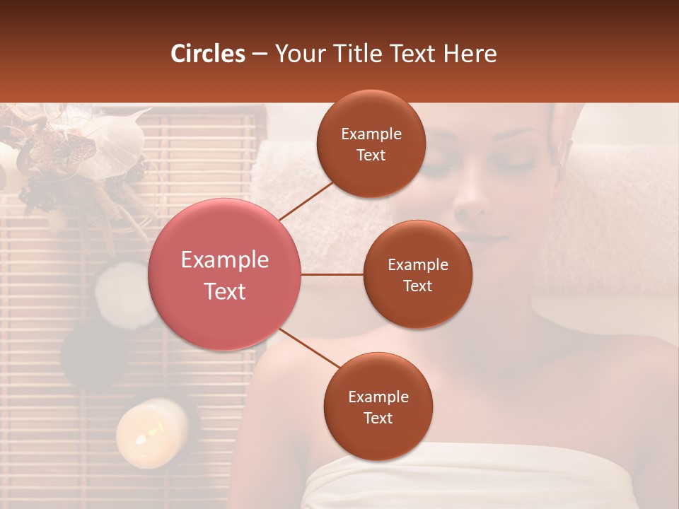 A Woman Getting A Massage In A Spa PowerPoint Template
