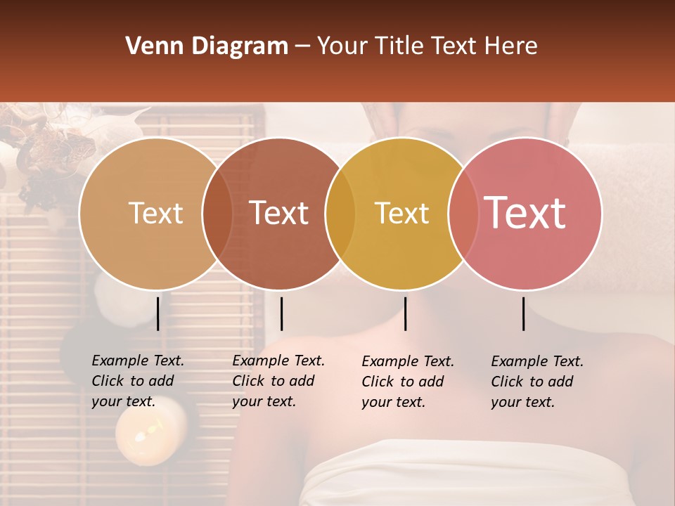 A Woman Getting A Massage In A Spa PowerPoint Template