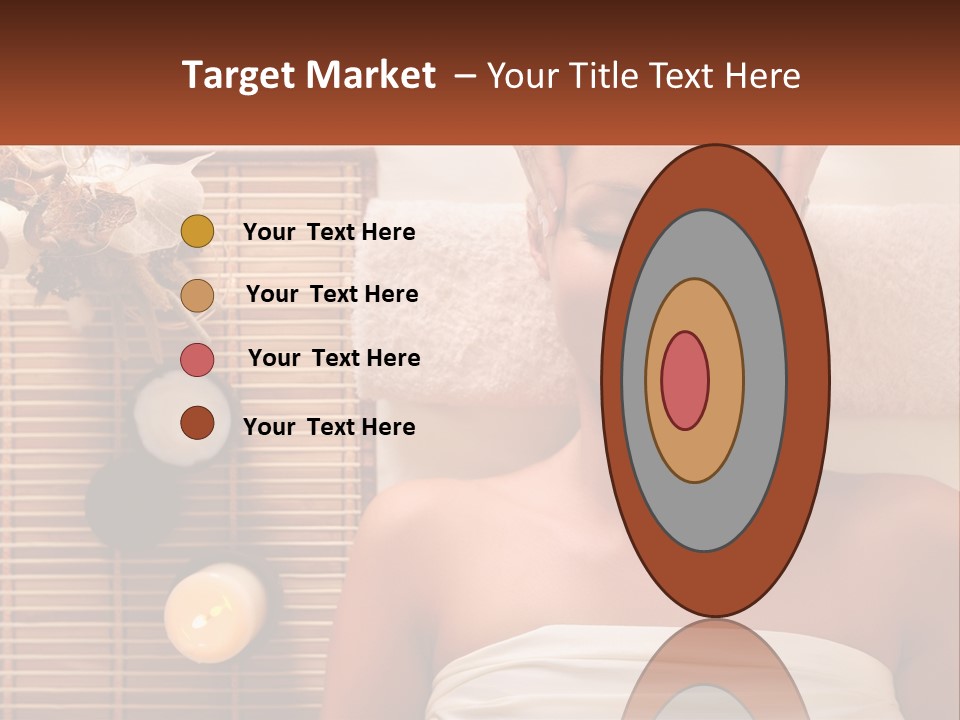 A Woman Getting A Massage In A Spa PowerPoint Template