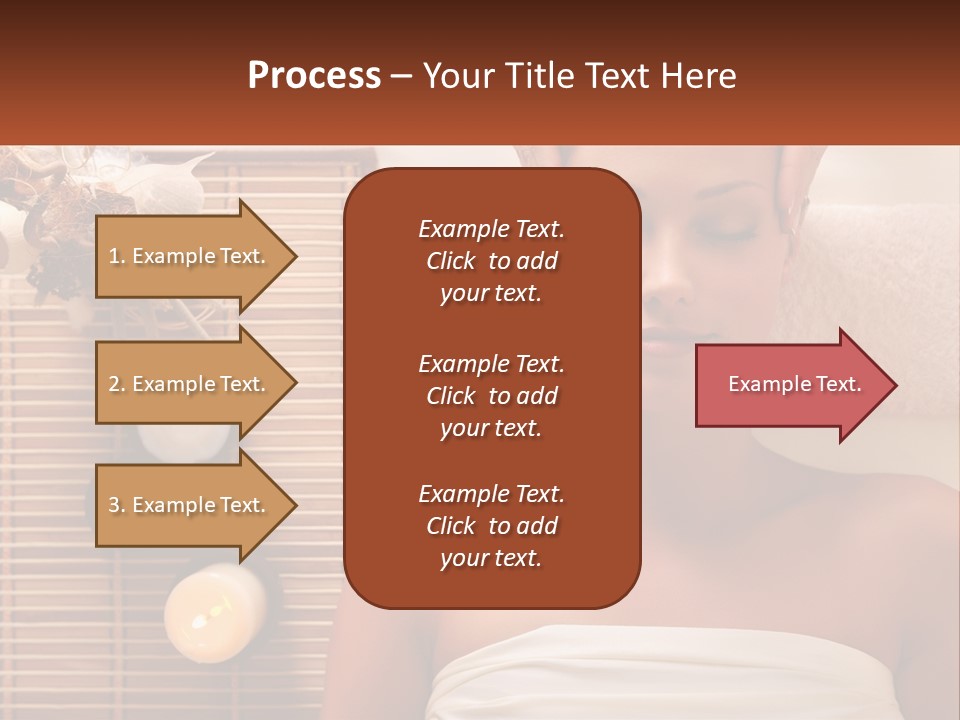 A Woman Getting A Massage In A Spa PowerPoint Template