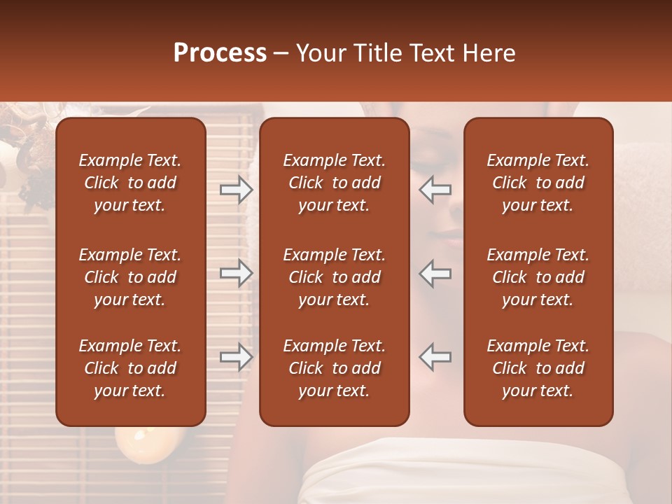 A Woman Getting A Massage In A Spa PowerPoint Template