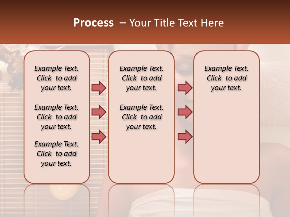 A Woman Getting A Massage In A Spa PowerPoint Template