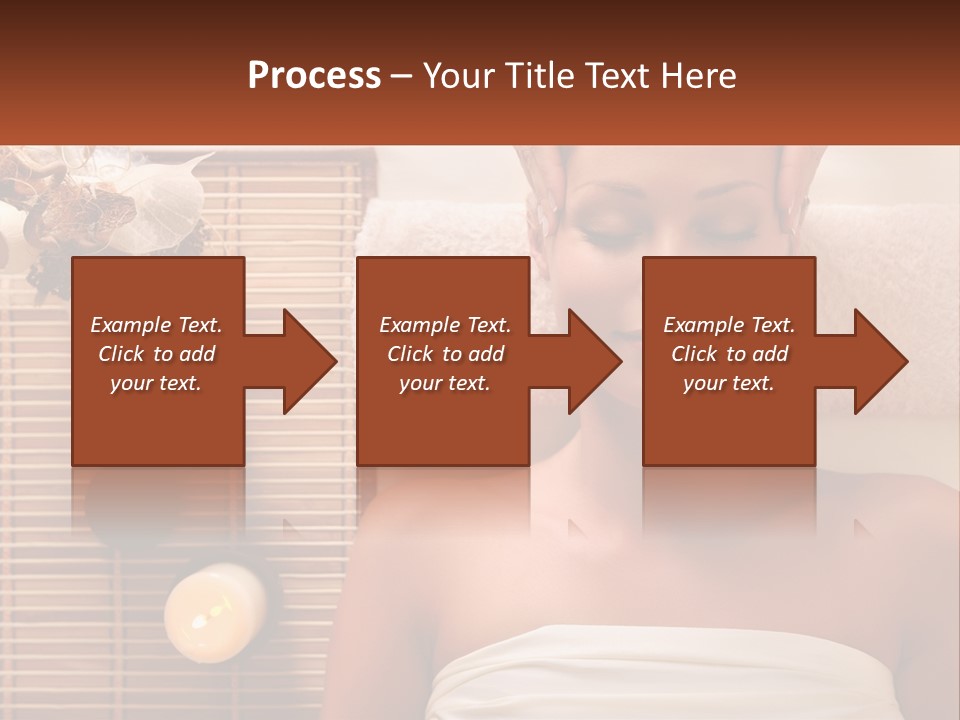 A Woman Getting A Massage In A Spa PowerPoint Template