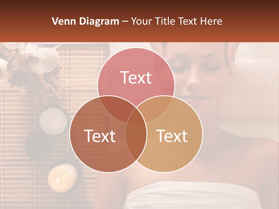 A Woman Getting A Massage In A Spa PowerPoint Template