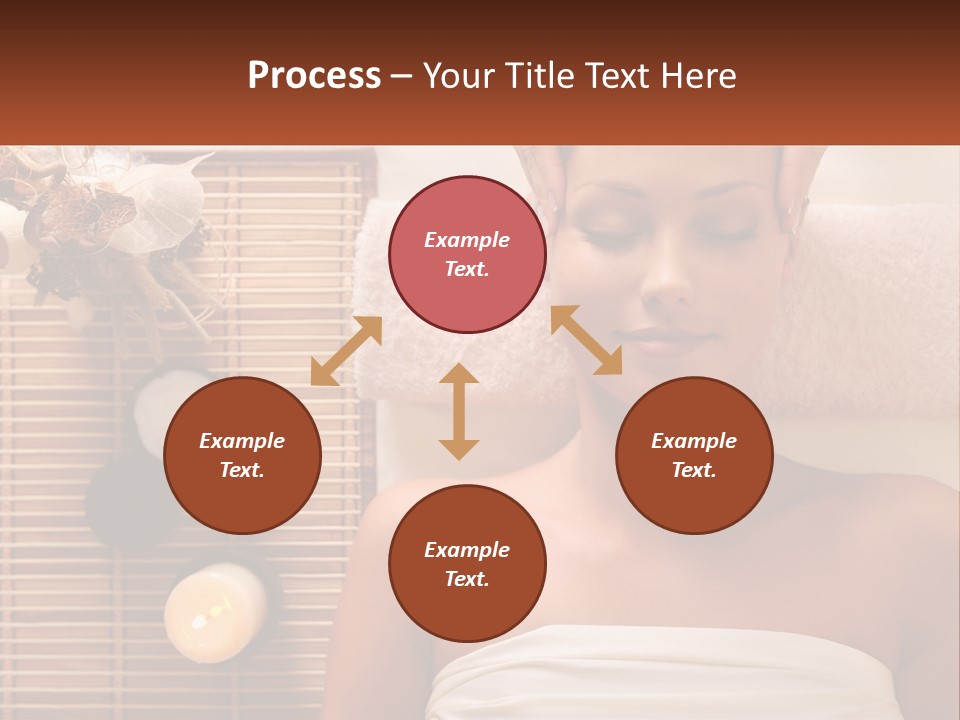 A Woman Getting A Massage In A Spa PowerPoint Template