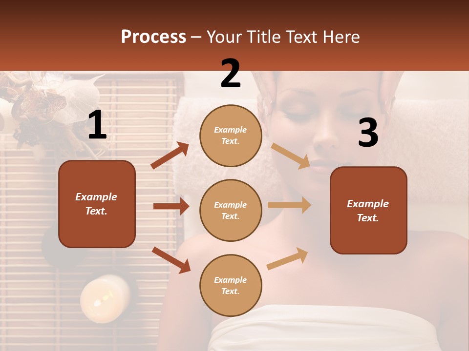 A Woman Getting A Massage In A Spa PowerPoint Template