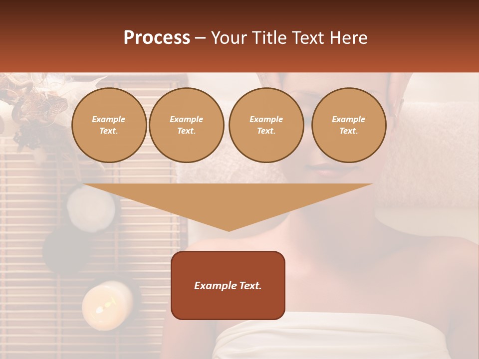 A Woman Getting A Massage In A Spa PowerPoint Template