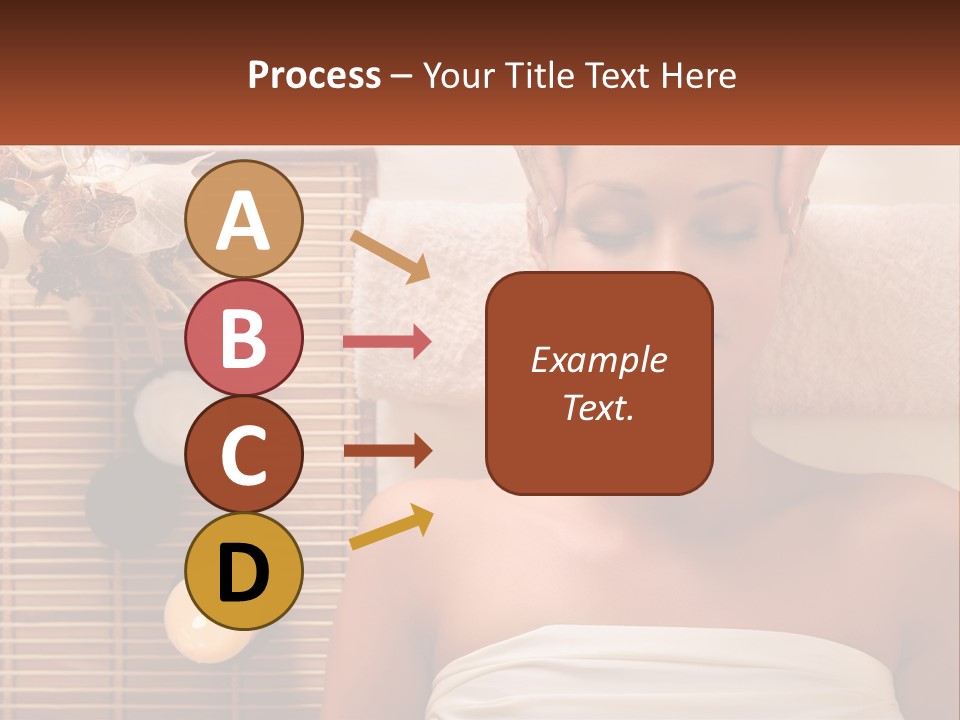 A Woman Getting A Massage In A Spa PowerPoint Template