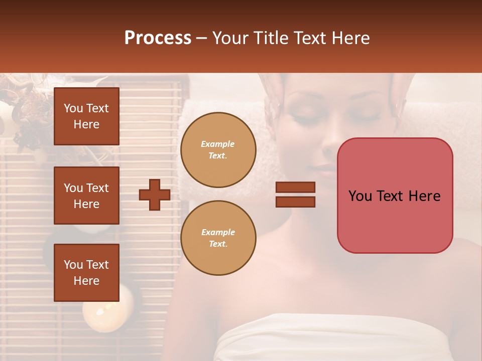 A Woman Getting A Massage In A Spa PowerPoint Template