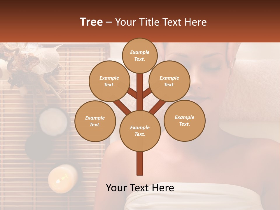 A Woman Getting A Massage In A Spa PowerPoint Template