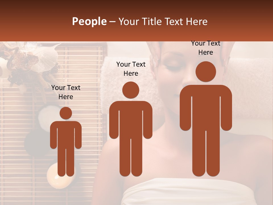 A Woman Getting A Massage In A Spa PowerPoint Template