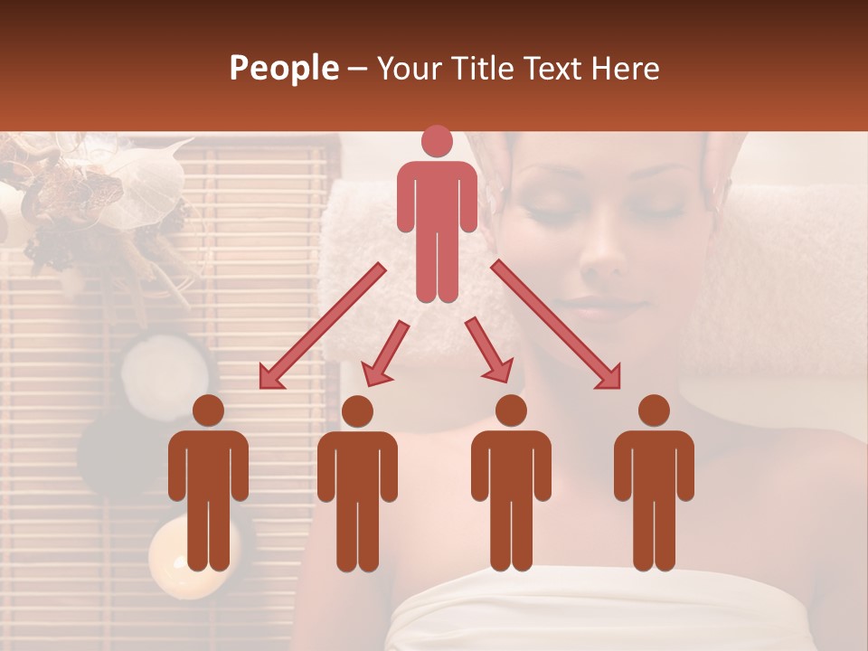 A Woman Getting A Massage In A Spa PowerPoint Template