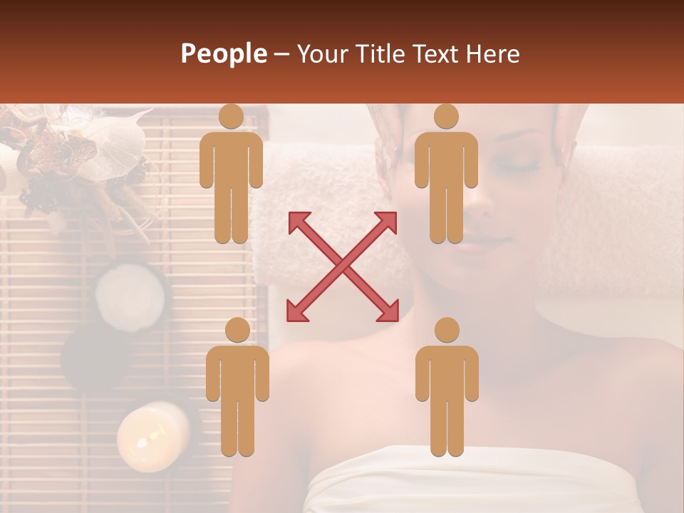 A Woman Getting A Massage In A Spa PowerPoint Template