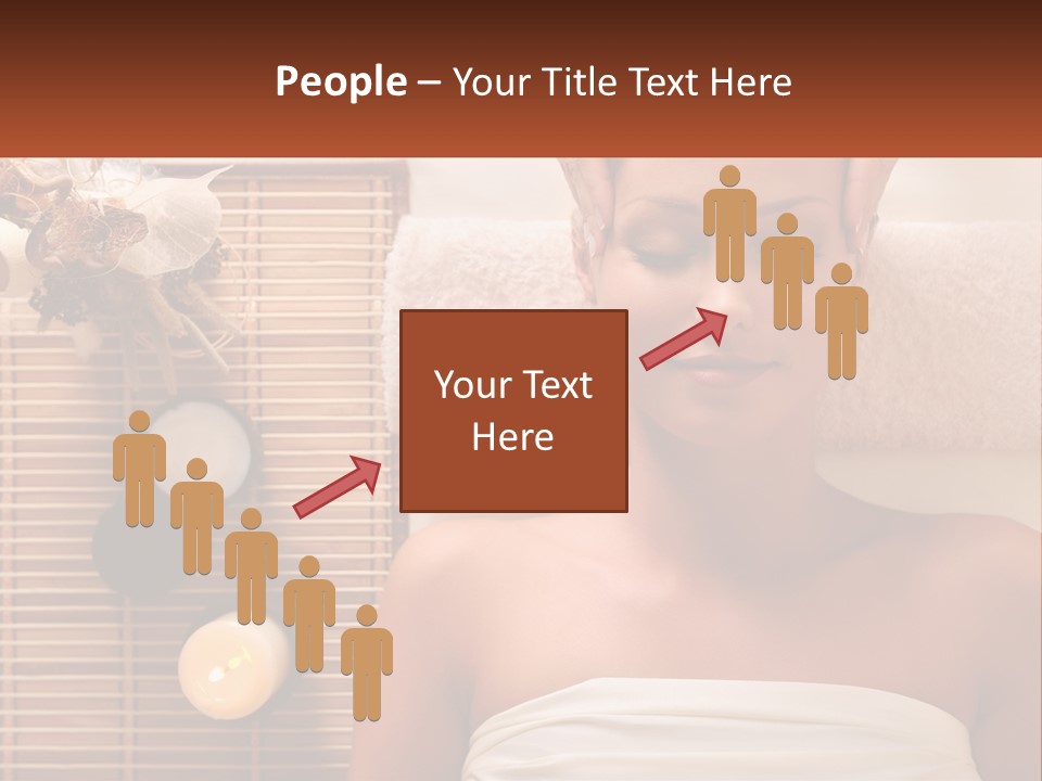 A Woman Getting A Massage In A Spa PowerPoint Template