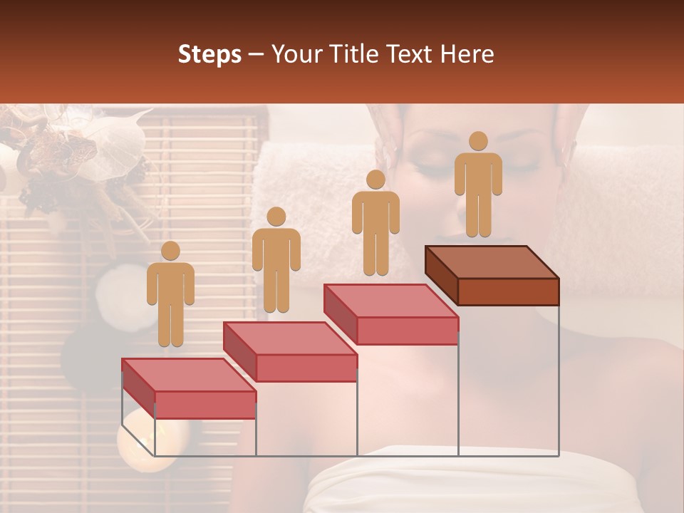A Woman Getting A Massage In A Spa PowerPoint Template