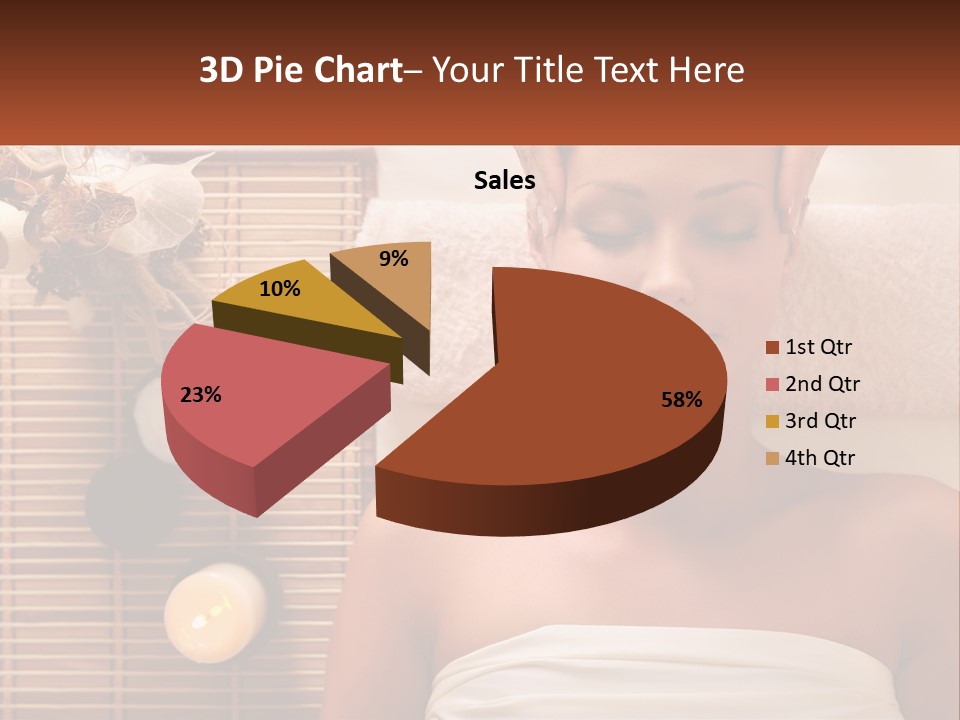 A Woman Getting A Massage In A Spa PowerPoint Template