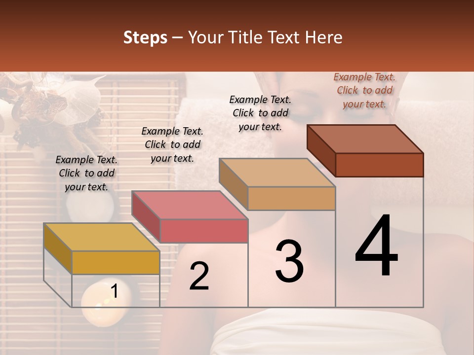 A Woman Getting A Massage In A Spa PowerPoint Template