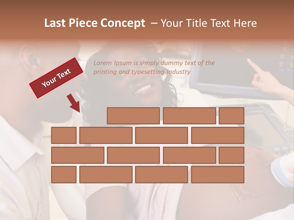 A Pregnant Woman Laying In A Hospital Bed PowerPoint Template