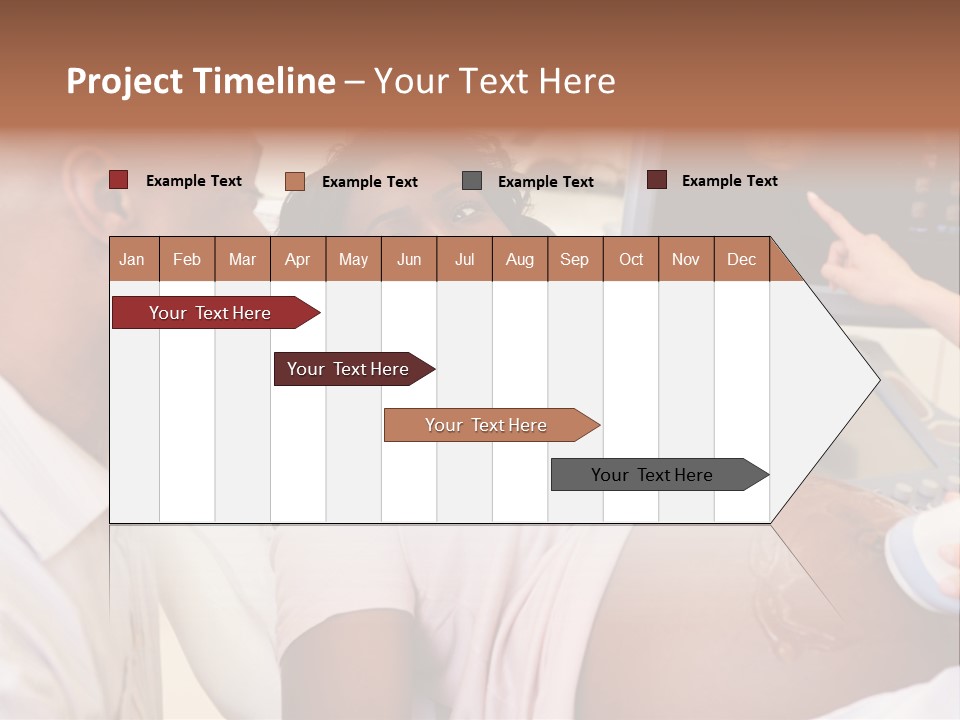 A Pregnant Woman Laying In A Hospital Bed PowerPoint Template