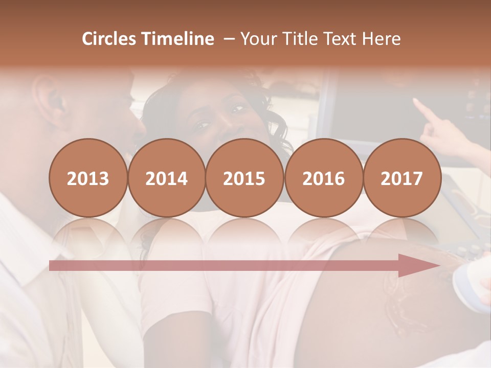 A Pregnant Woman Laying In A Hospital Bed PowerPoint Template
