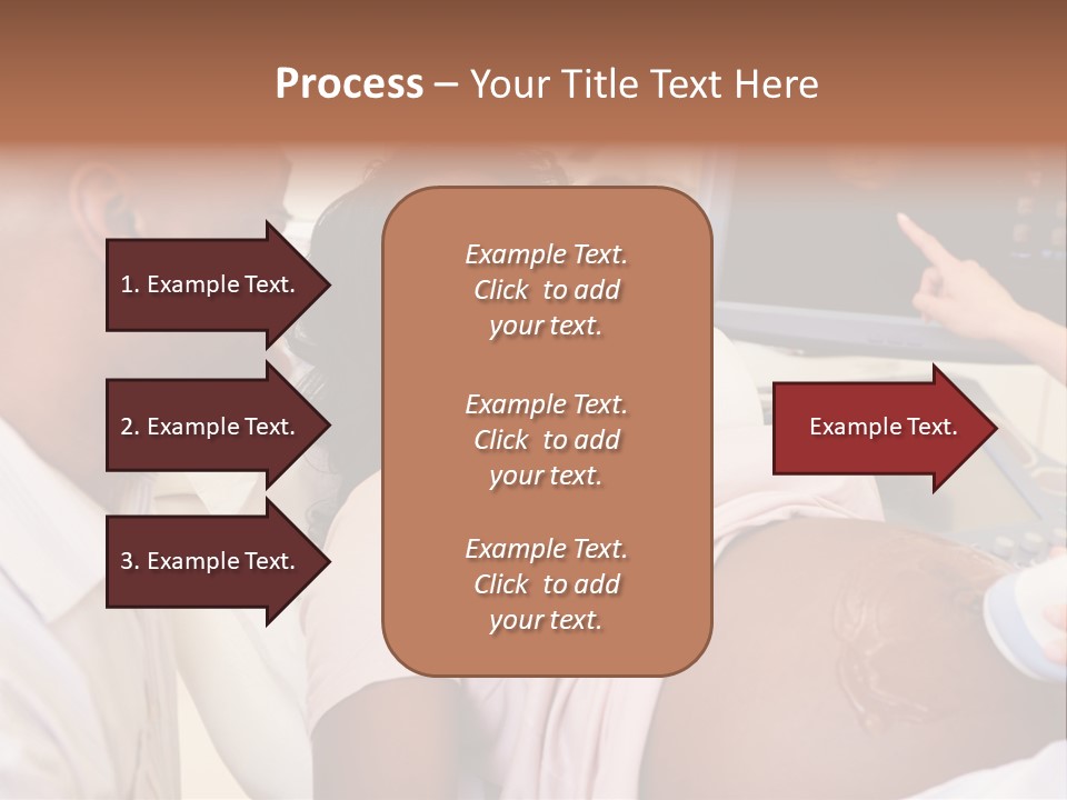 A Pregnant Woman Laying In A Hospital Bed PowerPoint Template
