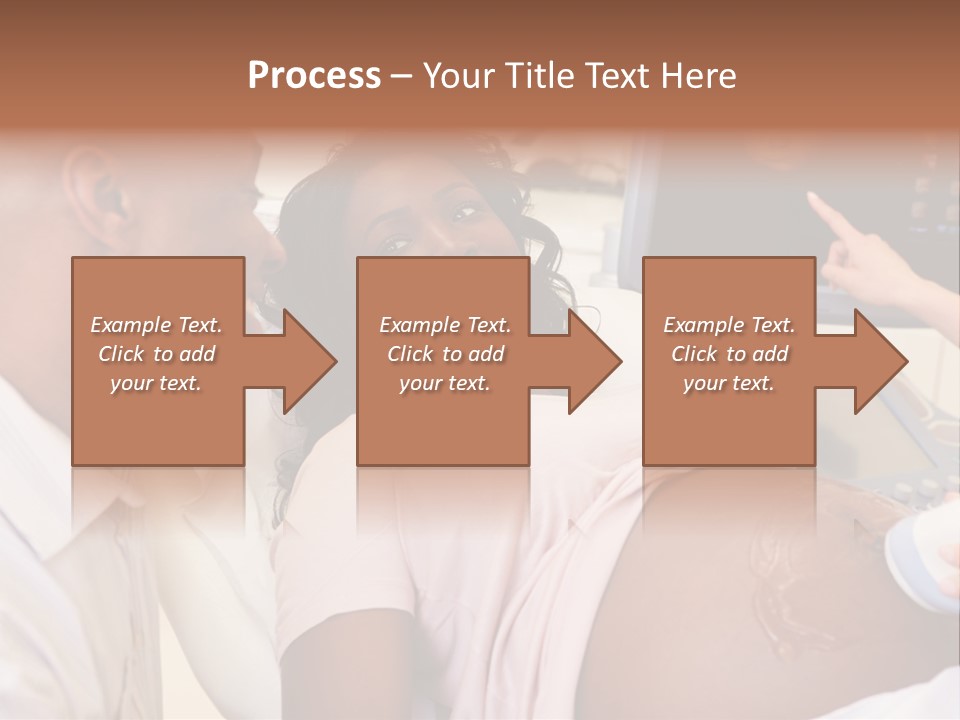 A Pregnant Woman Laying In A Hospital Bed PowerPoint Template