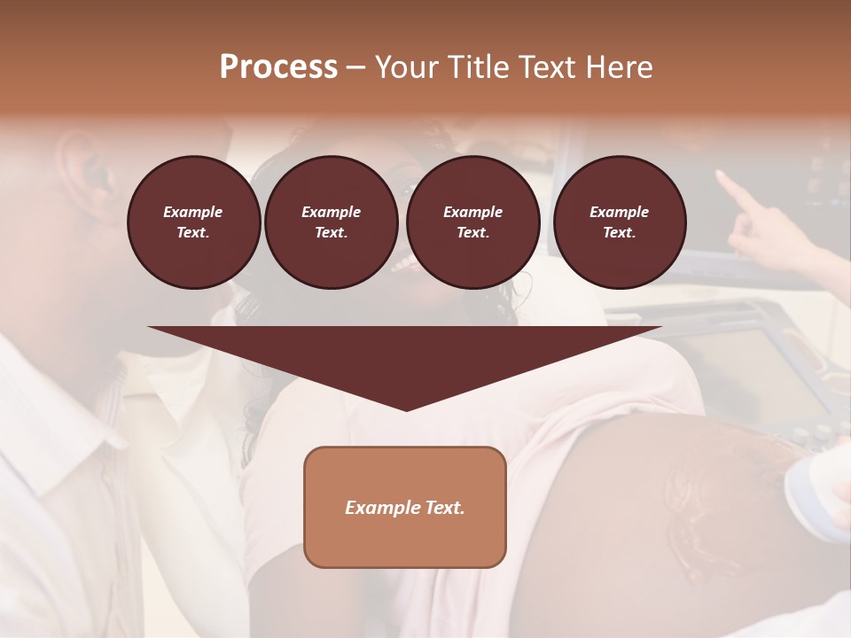 A Pregnant Woman Laying In A Hospital Bed PowerPoint Template