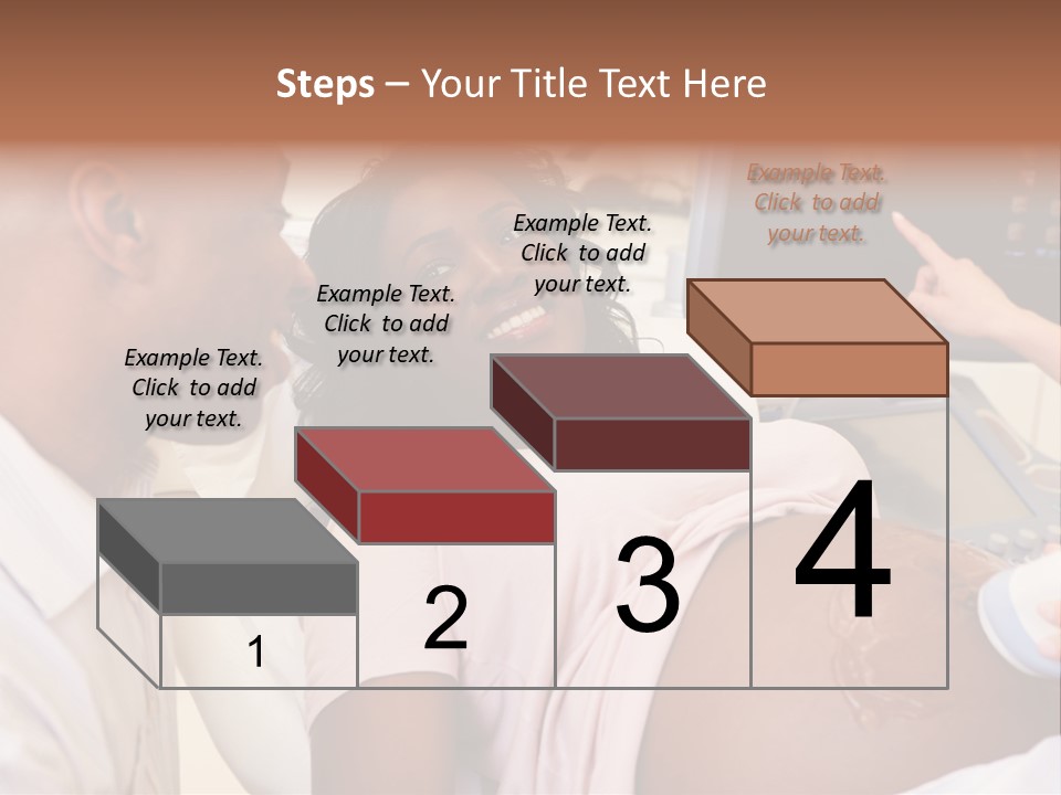 A Pregnant Woman Laying In A Hospital Bed PowerPoint Template